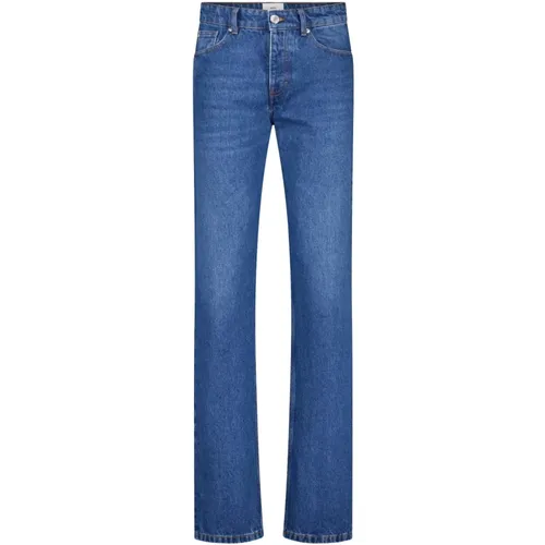 Classic Straight-Fit Jeans , male, Sizes: W36, W34 - Ami Paris - Modalova