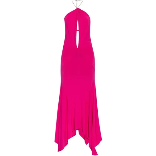 Fuchsia Dress Aw24 Womens Clothing , female, Sizes: 2XS, XS - The Attico - Modalova