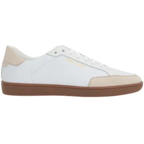 Perforated Leather Low-Top Sneakers , male, Sizes: 6 UK - Saint Laurent - Modalova
