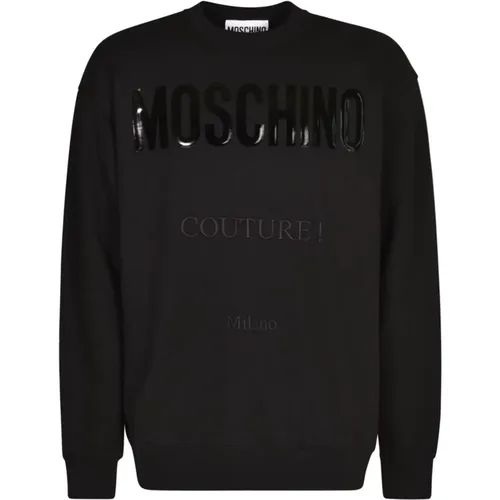 Stylish Men`s Sweater , male, Sizes: L, XL - Moschino - Modalova
