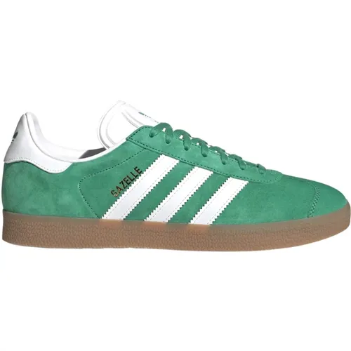 Grüne und weiße Gazelle Sneakers , Herren, Größe: 43 EU - Adidas - Modalova