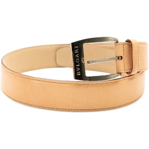 Pre-owned Leather belts , female, Sizes: ONE SIZE - Bvlgari Vintage - Modalova