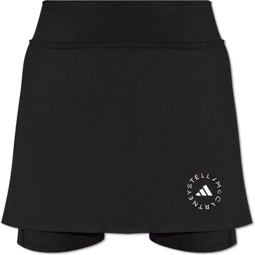 Skort with logo , female, Sizes: L - adidas by stella mccartney - Modalova