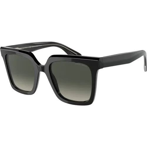 Grey Shaded Sunglasses AR 8156 , female, Sizes: 52 MM - Giorgio Armani - Modalova