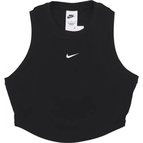 Rib Crop Tank Top für Frauen Nike - Nike - Modalova