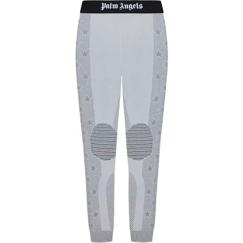 Monogram Baselayer Ski Bottom Trousers , male, Sizes: L - Palm Angels - Modalova