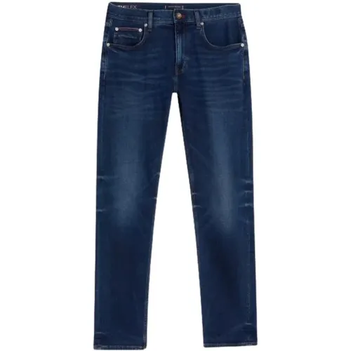 Denton Straight Jeans - 34 Length , male, Sizes: W36, W33, W30, W38 - Tommy Hilfiger - Modalova