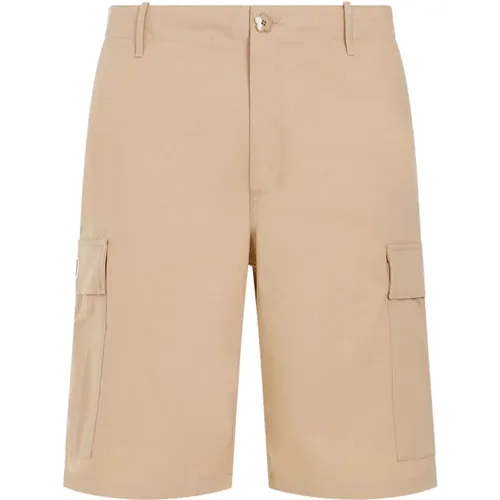 Camel Workwear Shorts , male, Sizes: XL, S, L, M - Kenzo - Modalova
