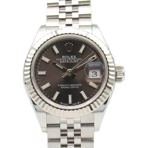 Pre-owned White Gold watches , female, Sizes: ONE SIZE - Rolex Vintage - Modalova