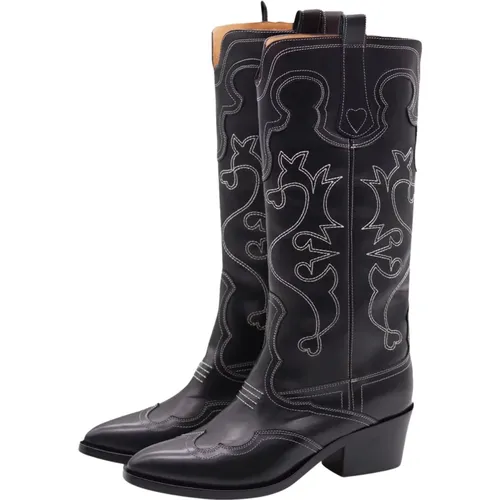 Belen Cowboy Boots Nero , Damen, Größe: 41 EU - Bervicato - Modalova