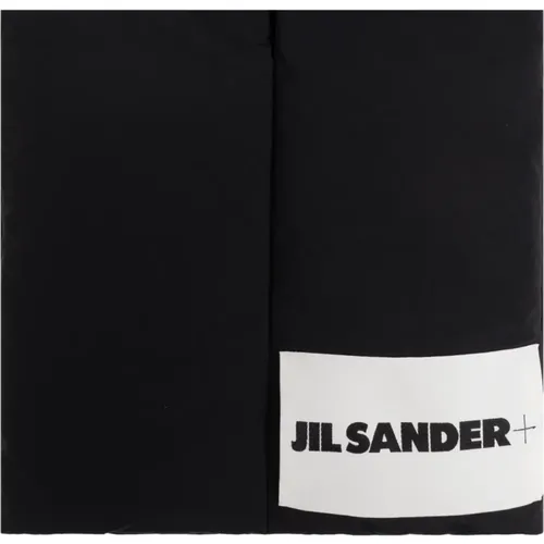 Scarf with logo , female, Sizes: ONE SIZE - Jil Sander - Modalova