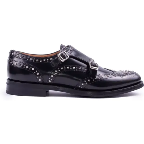 Church`s Studs Leather Flats , female, Sizes: 5 1/2 UK, 6 UK, 4 1/2 UK - Church's - Modalova