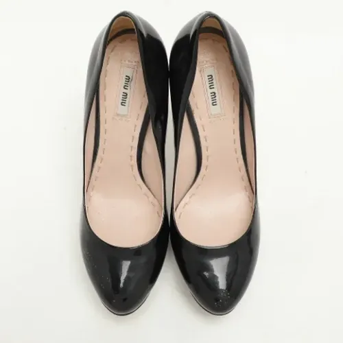 Pre-owned Fabric heels , female, Sizes: 7 UK - Miu Miu Pre-owned - Modalova