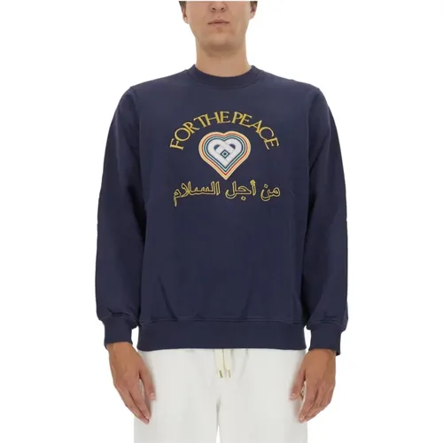 Logo Sweatshirt Regular Fit 100% Baumwolle - Casablanca - Modalova