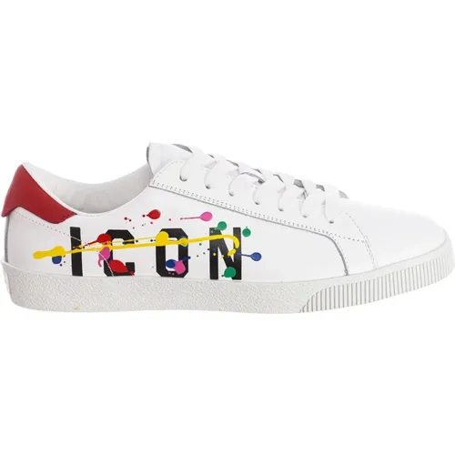 Niedrige Sportliche Sneakers , Herren, Größe: 43 EU - Dsquared2 - Modalova