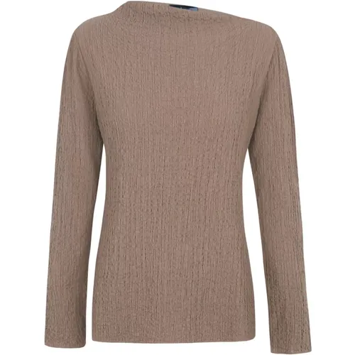 Asymmetrisches Langarm-Top , Damen, Größe: 2XL - Cortana - Modalova