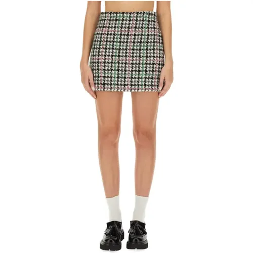 Wool Blend Mini Skirt , female, Sizes: 2XS, XS, S - Msgm - Modalova