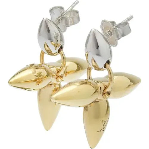 Pre-owned Metal earrings , female, Sizes: ONE SIZE - Louis Vuitton Vintage - Modalova