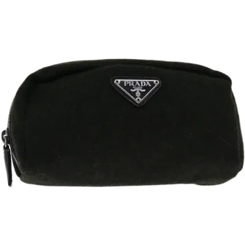 Pre-owned Wool clutches , female, Sizes: ONE SIZE - Prada Vintage - Modalova