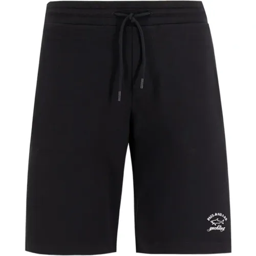 Superweiche Stretch-Bermuda-Shorts aus Baumwolle - PAUL & SHARK - Modalova