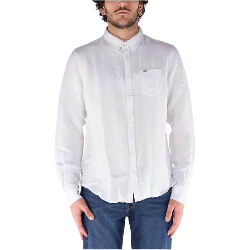 Long Sleeve Shirt , male, Sizes: XL, M - Sun68 - Modalova