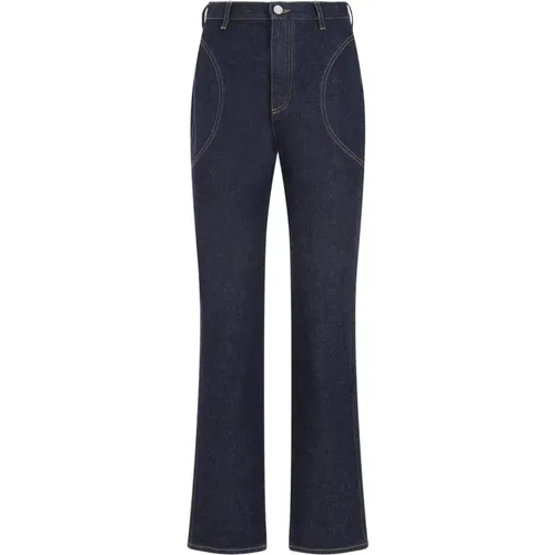 High Waist Denim Jeans , female, Sizes: M - Alaïa - Modalova