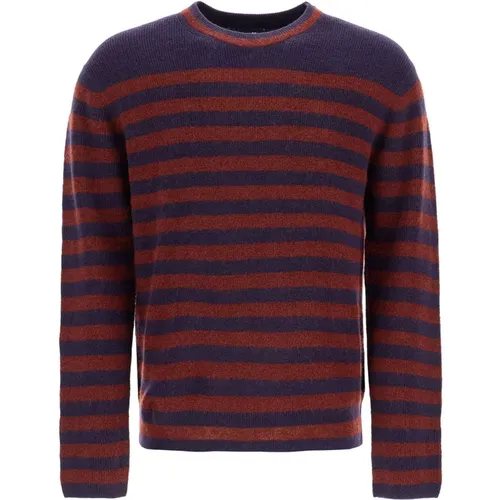 Gestreifter Wollmohairpullover , Herren, Größe: L - PS By Paul Smith - Modalova