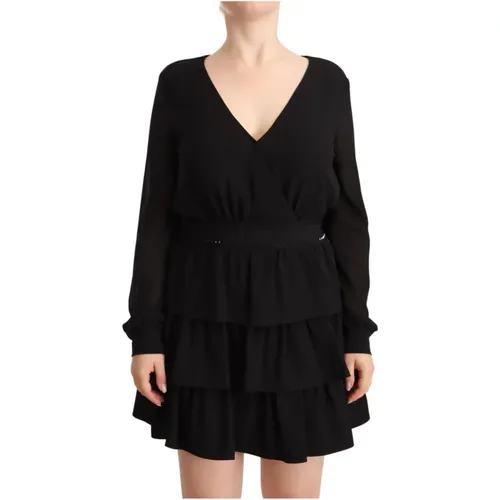 Elegantes Schwarzes A-Linien-Kleid , Damen, Größe: M - Liu Jo - Modalova