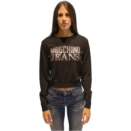 Women's Sweatshirt , female, Sizes: M, L - Moschino - Modalova