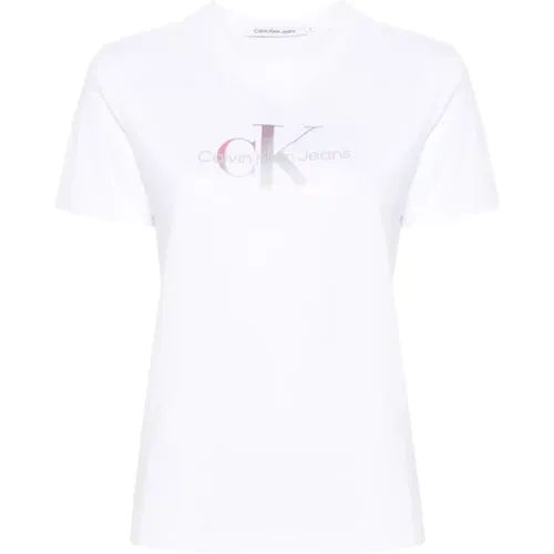 Weiße T-Shirts und Polos - Calvin Klein Jeans - Modalova