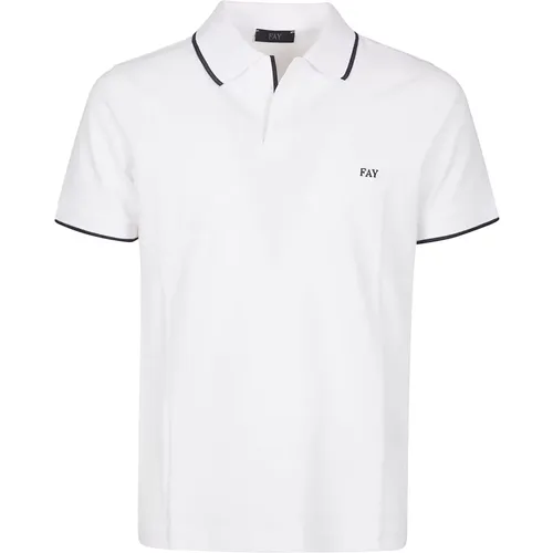 Stretch Country Club Polo Shirt , male, Sizes: M, XL, 2XL, L - Fay - Modalova