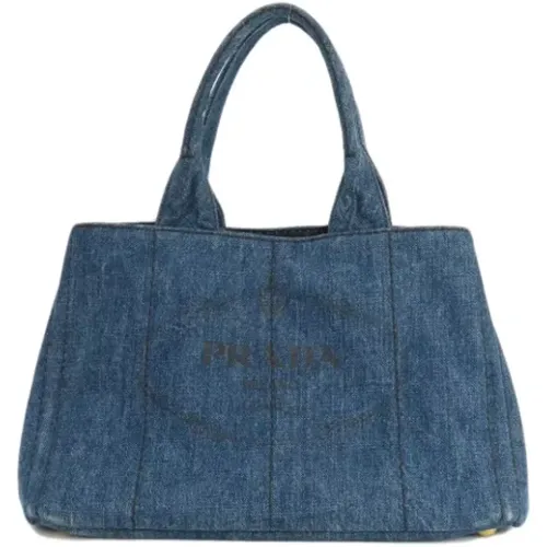 Pre-owned Denim totes , female, Sizes: ONE SIZE - Prada Vintage - Modalova