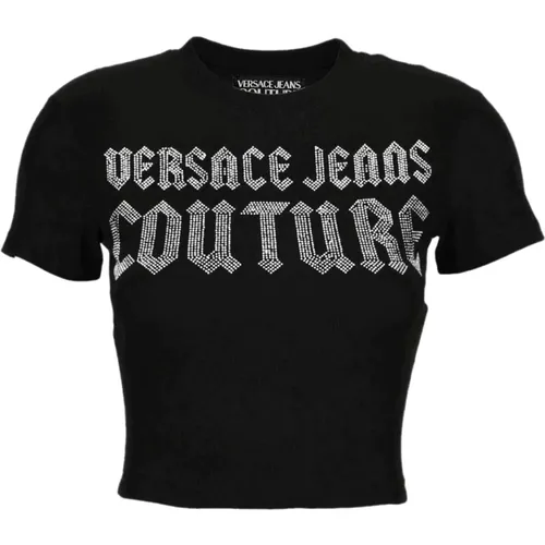 T-Shirts und Polos , Damen, Größe: M - Versace Jeans Couture - Modalova