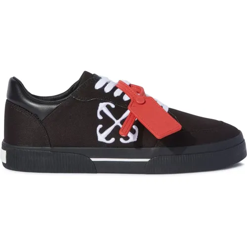 Schwarze Low-Profile-Sneaker Pfeilmotiv , Herren, Größe: 44 EU - Off White - Modalova