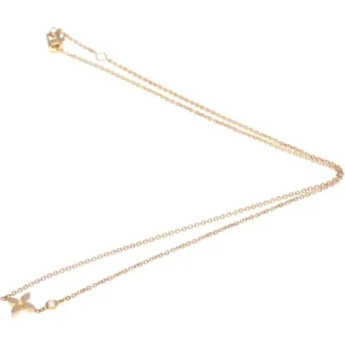 Pre-owned Rose Gold necklaces , female, Sizes: ONE SIZE - Louis Vuitton Vintage - Modalova