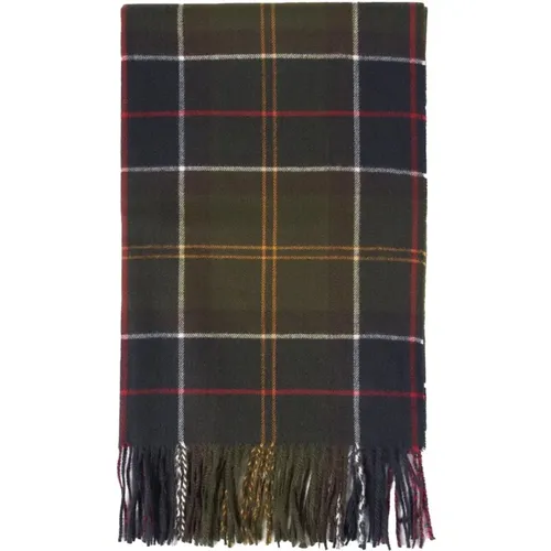 Womens Tartan Print Scarf , female, Sizes: ONE SIZE - Barbour - Modalova