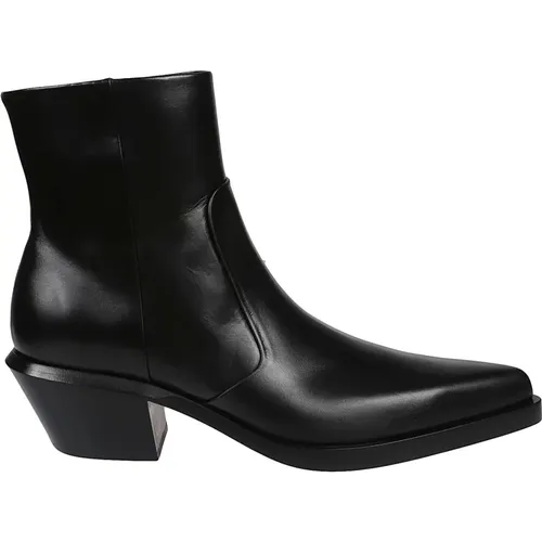 Slim Texan Ankle Boot , male, Sizes: 8 UK, 7 UK - Off White - Modalova