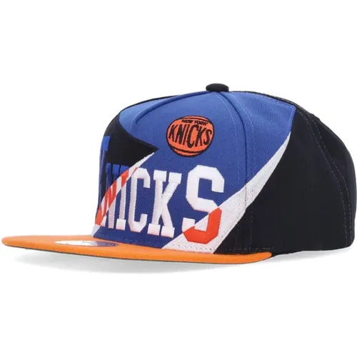 New York Knicks Snapback Cap , male, Sizes: ONE SIZE - Mitchell & Ness - Modalova