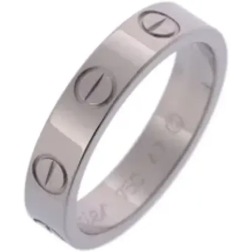 Pre-owned White Gold rings , female, Sizes: ONE SIZE - Cartier Vintage - Modalova