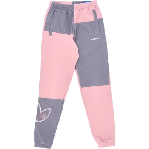 Split Grey Three / Wonder Mauve Jogginghose , Damen, Größe: XL - Adidas - Modalova