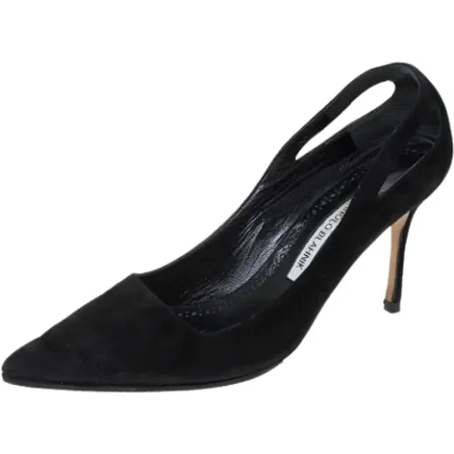 Pre-owned Wildleder heels , Damen, Größe: 39 EU - Manolo Blahnik Pre-owned - Modalova