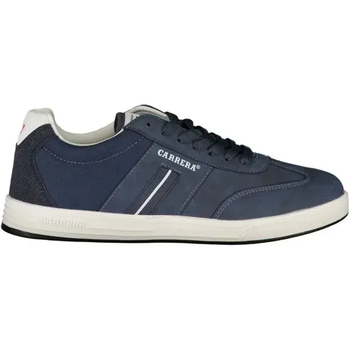 Blaue Polyester-Sneaker mit Schnürsenkeln , Herren, Größe: 40 EU - Carrera - Modalova