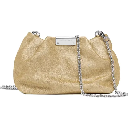 Reiches Gold Perla Elegante Handtasche,Perla Mousse 6110 - Gianni Chiarini - Modalova