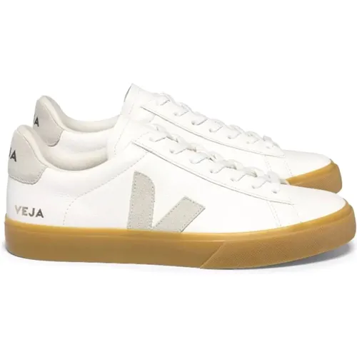 White Natural Sneakers , male, Sizes: 8 UK, 12 UK, 6 UK, 11 UK, 10 UK, 9 UK, 7 UK - Veja - Modalova