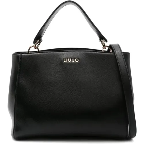 Grained Faux Leather Bag , female, Sizes: ONE SIZE - Liu Jo - Modalova