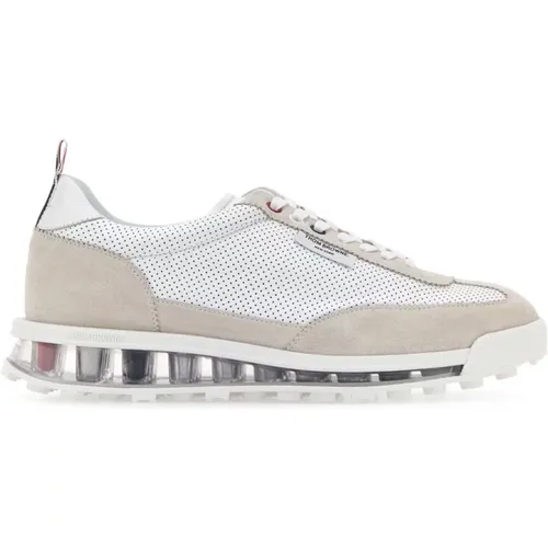 Zweifarbige Ledersneakers , Herren, Größe: 40 1/2 EU - Thom Browne - Modalova