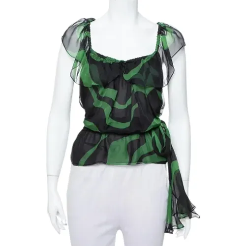 Pre-owned Silk tops , female, Sizes: S - Yves Saint Laurent Vintage - Modalova