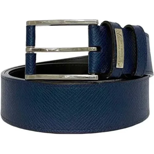 Pre-owned Leather belts , male, Sizes: ONE SIZE - Louis Vuitton Vintage - Modalova