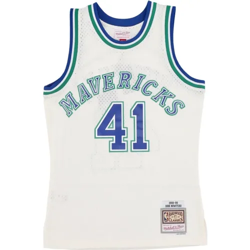 Basketball Tank Top Dirk Nowitzki 1998 , Herren, Größe: L - Mitchell & Ness - Modalova