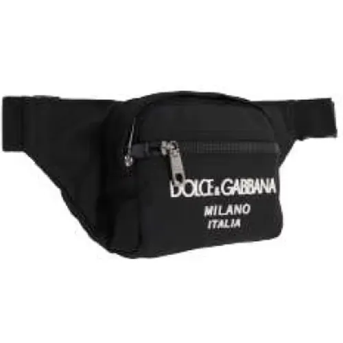 Nylon Bag with Rutenio Hardware and Adjustable Belt , male, Sizes: ONE SIZE - Dolce & Gabbana - Modalova